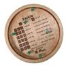 Wooden Dices Tray For Farkle Portable Funny Tabletop Game For Adults Teens