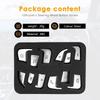 Hot Interior Mouldings 12Pcs Car Styling Steering Wheel Button Covers Trim Stickers For Mercedes Benz GLC X253 2015 2016 & C Cla