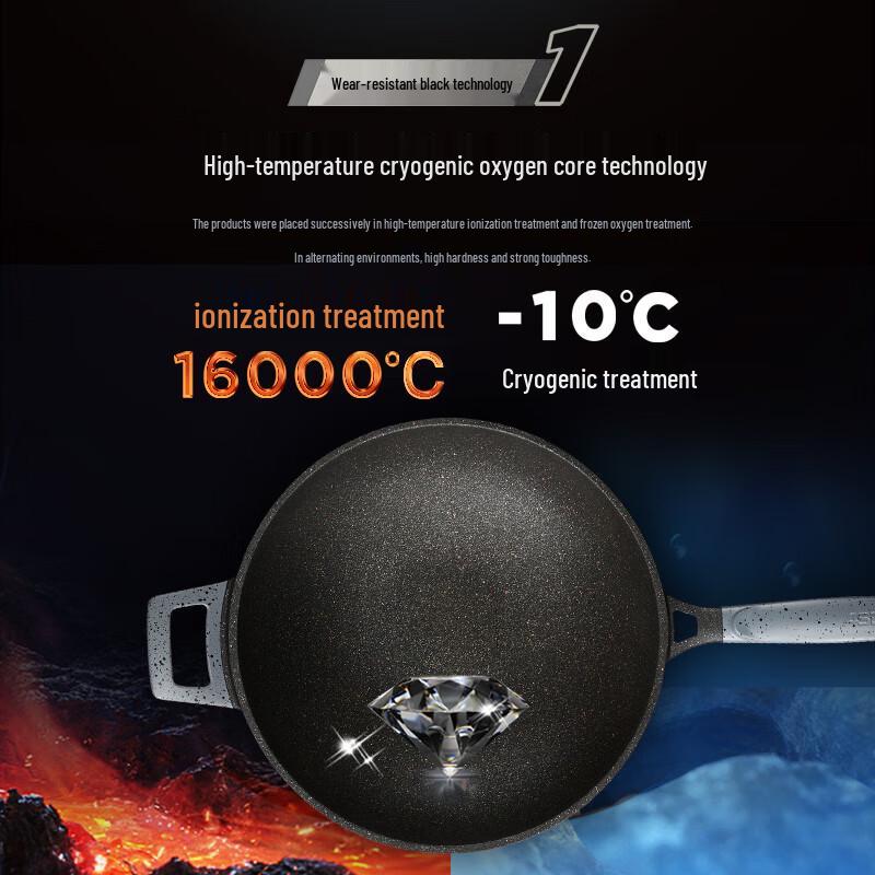 ASD Magic Stone Series 32cm Non-stick Wok