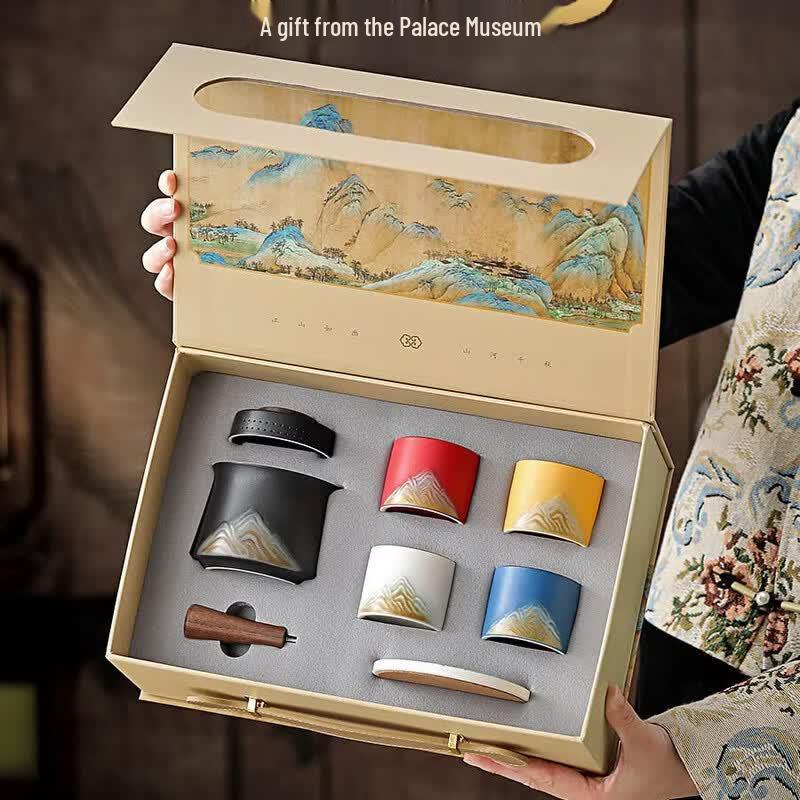Cultural Creative Chinese Ceramic Tea Set
