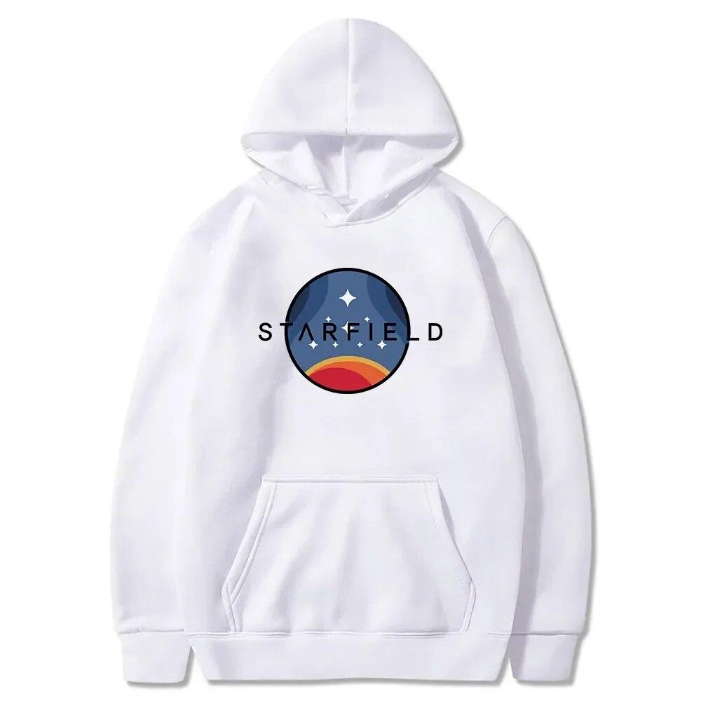 2023 Starfield Retro Constellation Hoodie New Game Merch Long Sleeve Sweatshirts Harajuku Streetwear Women Unisex Fashion Clothes