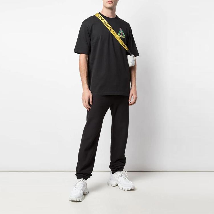 Palace Rolls P3 Gradient Triangle Print Short Sleeve Tee Unisex Tops Black P17TS131T