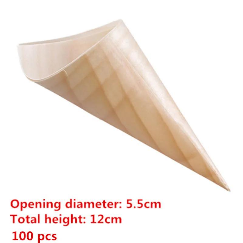 50 100pcs Natural bamboo Disposable Kayak sushi Wood Boat Salad Dessert Pine cake Boat Snack Bowl mat sushi plate tray onigiri
