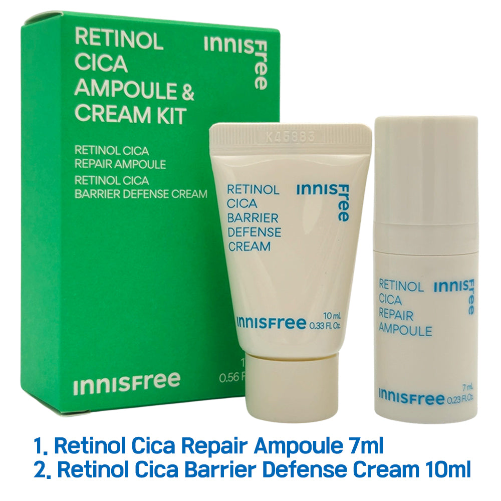 Innisfree Retinol Cica Ampoule & Cream Duo Kit