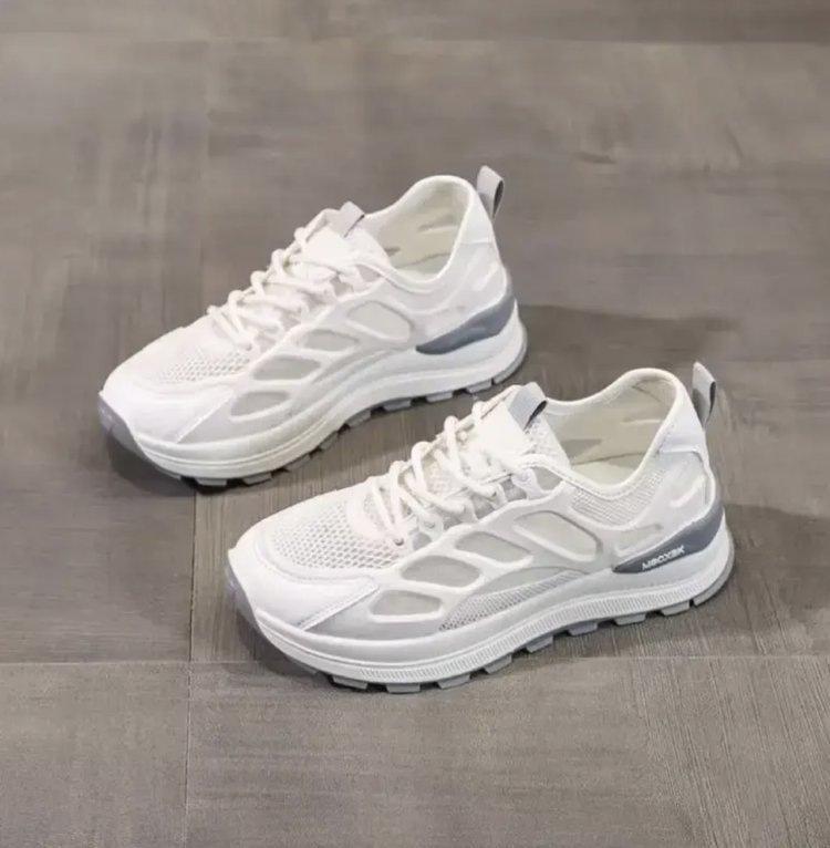 

Popular women s shoes 2025 new summer sports shoes women s lightweight shock-absorbing running shoes mesh breathable casual shoes 35