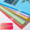 Transparent Colored A4L Thickened Two-Page Folder for Student Test Papers