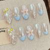 10pcs Hand Painted Gel Press Nails Beautiful Luxury Customized Design Handmade Press On Nails