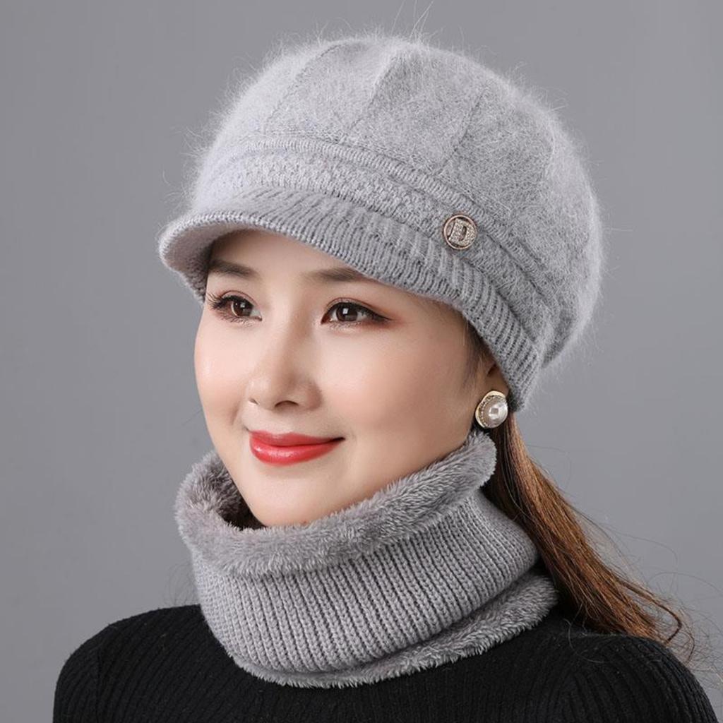 Women's Warm Dual-use Pullover Sports Hat Casual Ear Cap