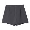 Women's High Waist A-Line Skirt Solid Color Pleated Mini Skirt Casual Pencil Skirt