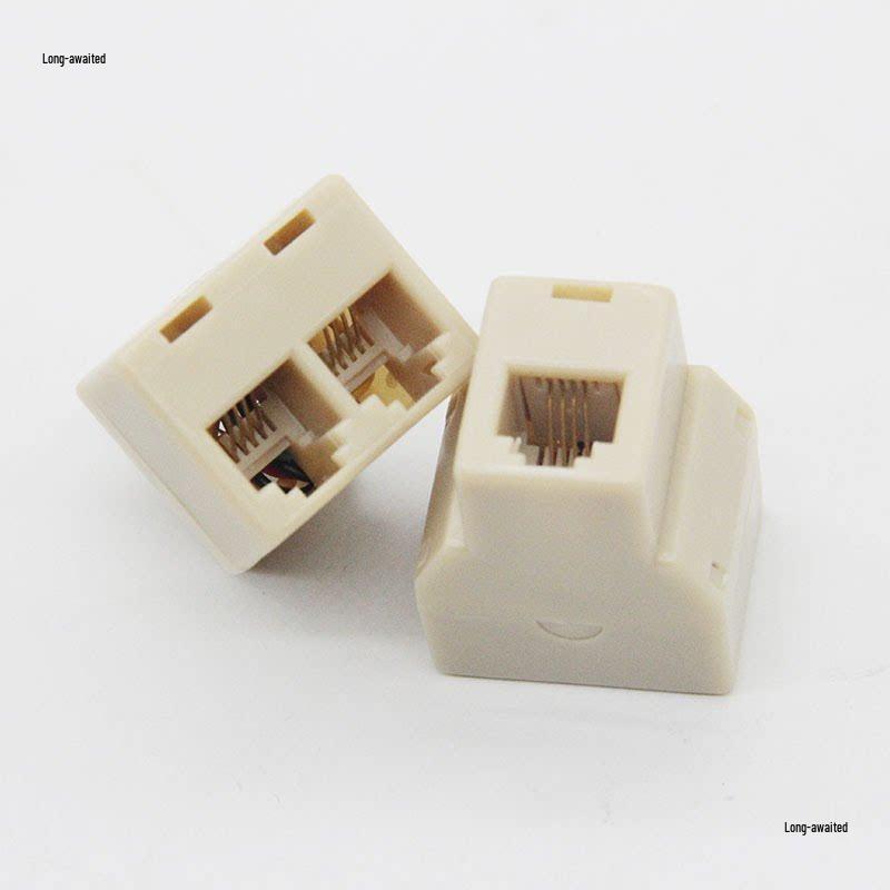 RJ11 Telephone Line Splitter: 1-to-2 Adapter for Dual Connections