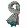 Cotton Linen Yarn-dyed Winter Men's Scarf Striped Neckerchief  Wrap Long Shawl  Autumn Winter Warm