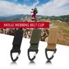 10Pcs Enlarged Mouth Climbing Carabiner Buckle Nylon Backpack Key Hook  For Outdoor Bag