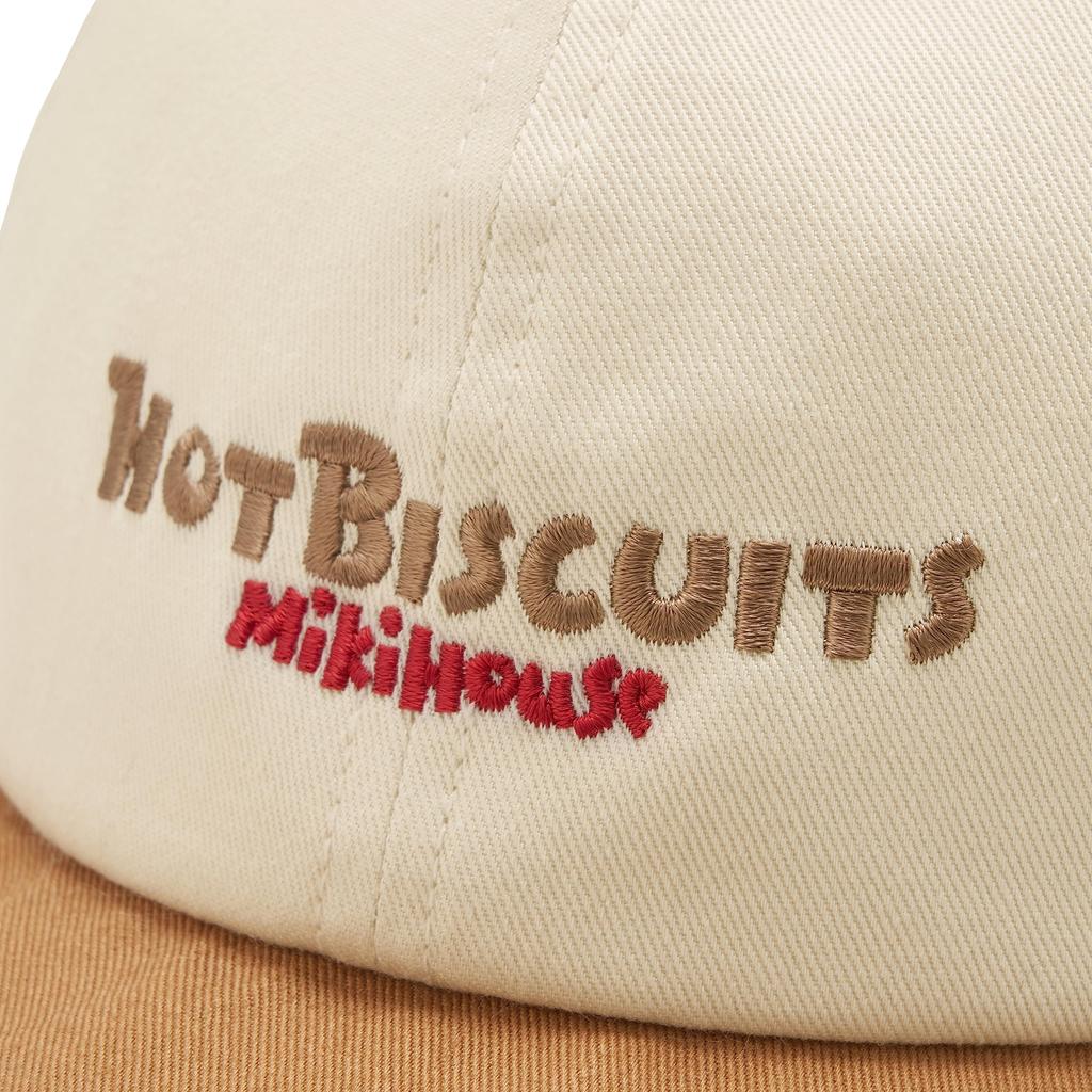 MIKIHOUSE HOT BISCUITS Boys and Size S Cap, Girls, Kids' Clothing, Ivory, (48-50cm), 73-9101-492