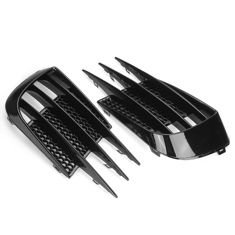 Fog Light Grille for The Front Bumper of for Golf 6 MK6 VI GTI GTD R R20 from 2008 to 2013, Fog Light Wind Blade Decoration. чёрный