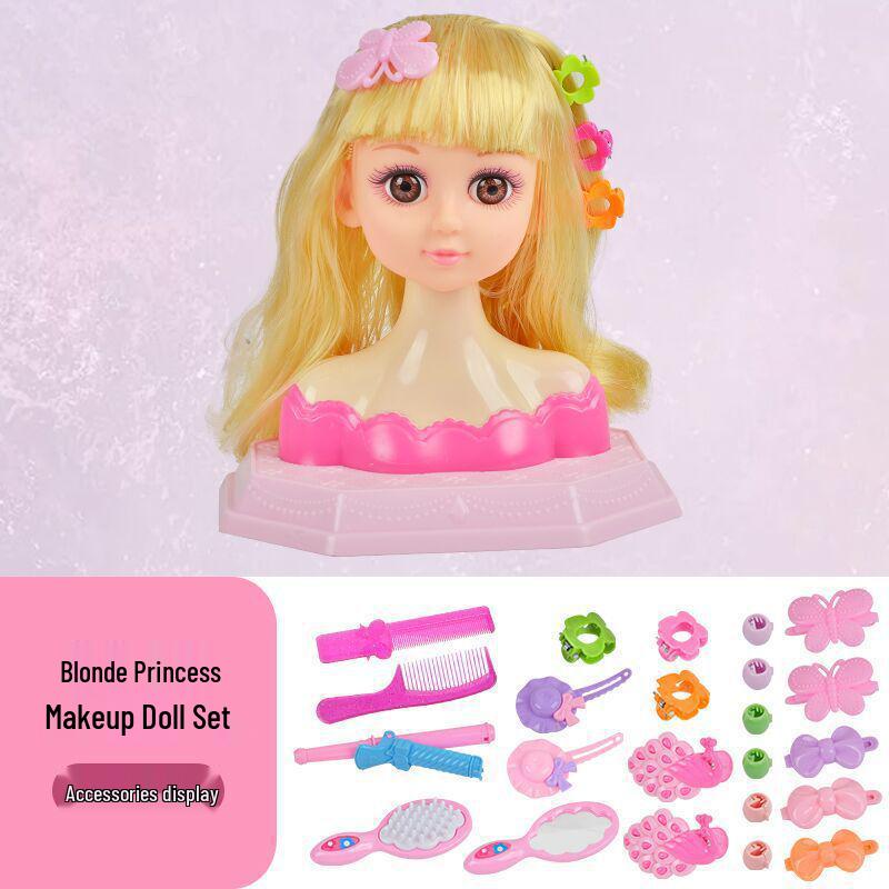 

Bayang Princess Doll Half-Body Dressing Table & Braiding Playset for Girls