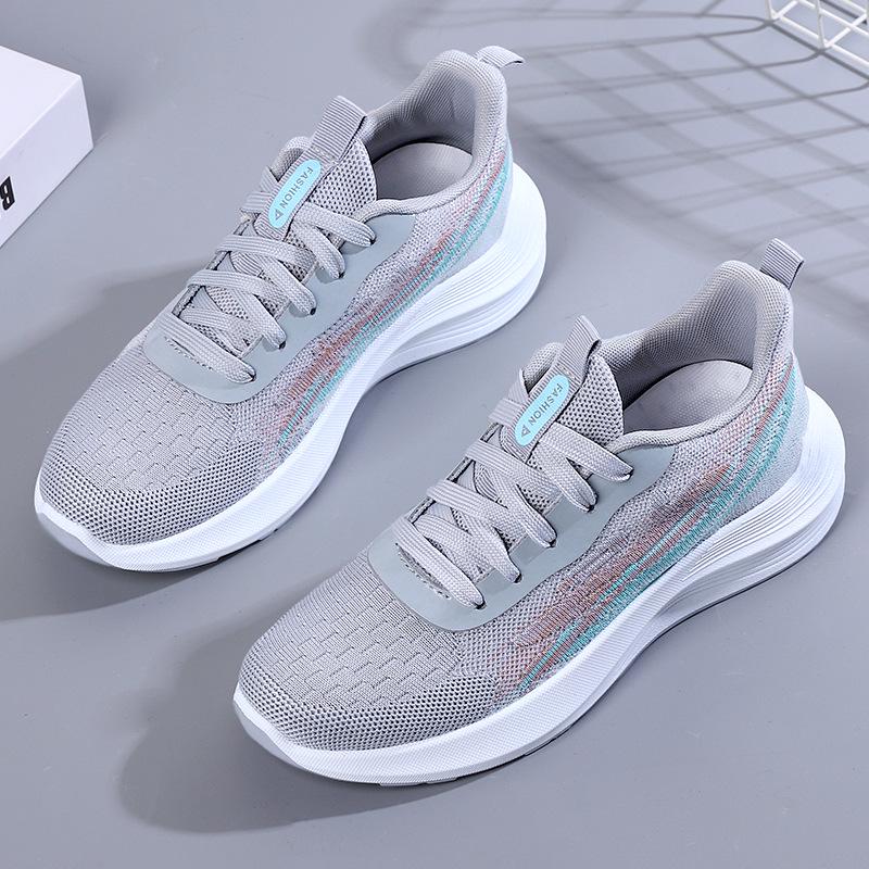 Women's 2024 Autumn Shock-Absorbing, Lightweight Mesh Running Shoes - Comfortable, Soft Sole Fitness & Casual Sneakers
