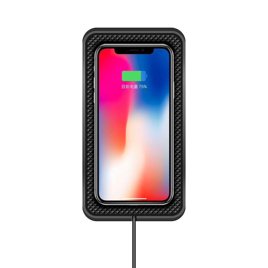 D3 20W Car Wireless Charger with 1m Cable Fast Charging Anti Slip Silicone Pad for Vehicles