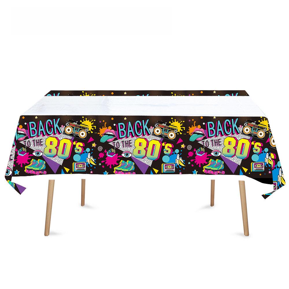 80S Party Supplies Disposable Tableware Paper Plates Paper Cups Paper Towels Boy Birthday Party Decoration