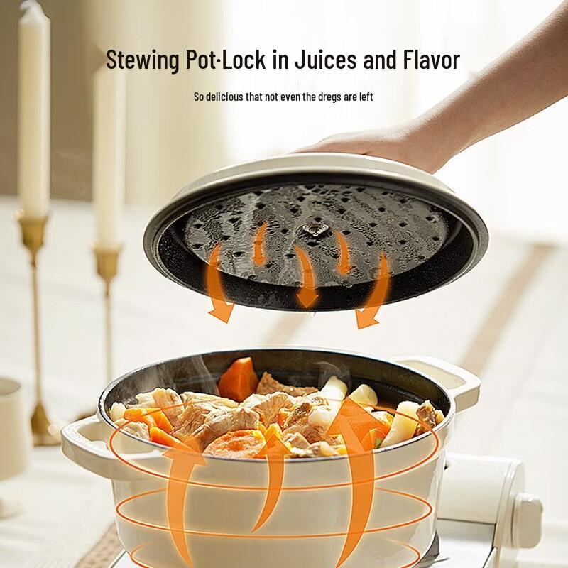 Enamel Cast Iron Stew Pot