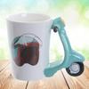 3D Motorcycles Hand Ceramic Mug Creative Locomotives Coffee Gifts for Kids