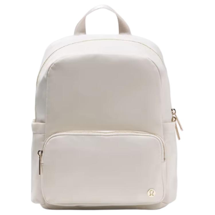 

Lululemon 11.5L Portable Storage Backpack Logo Water-Resistant Dual-Shoulder Bag Unisex backpack Light-Ivory Khaki Gold LU9CZPS-5 Light Ivory White & Playful Khaki & Gold
