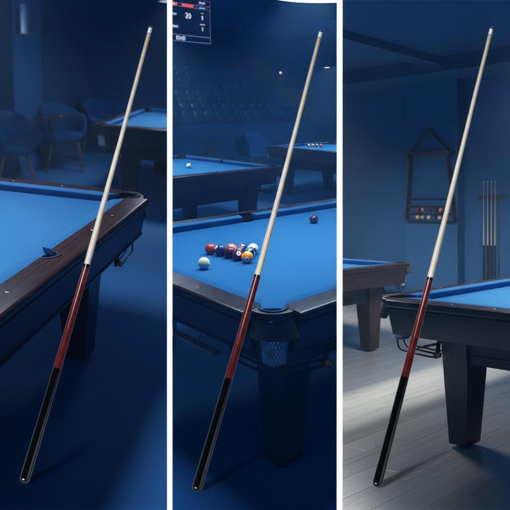 Billiard Cue Stick Straight Pool Wooden for Beginners