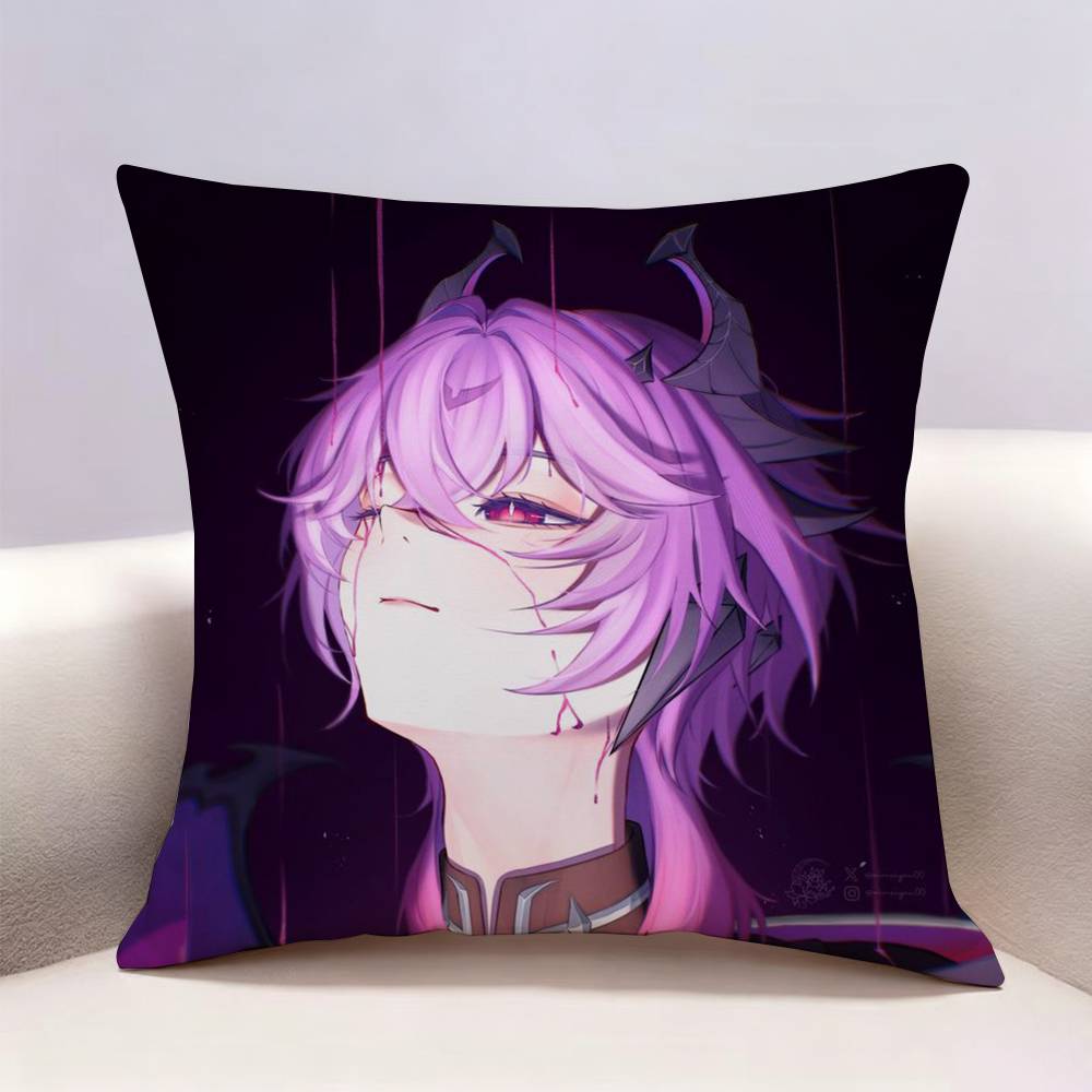 GGenshin Impact Durin Doublesided print Pillow Case Pattern Printed Pillowcase For Living Room Sofa Cushion Cover