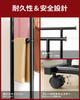 Sakugi Slim and Stylish Metal Clothes Rack with Double Casters for Closet Organization and Clothing 98cm X 42cm X 150cm Black Poles, & Shelves,