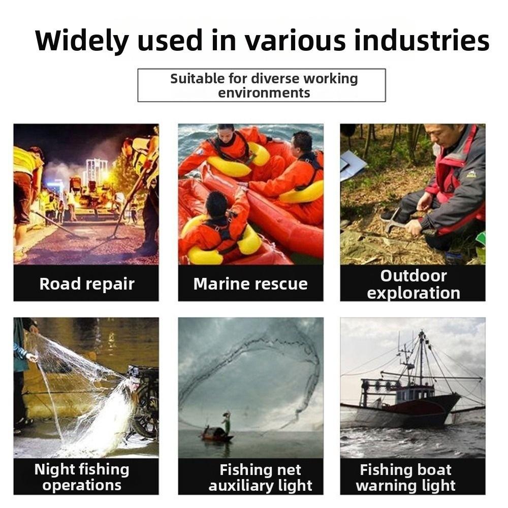 Floating LED Fishing Lights Monochrome Flashing Buoy Signal Light Fish Finder