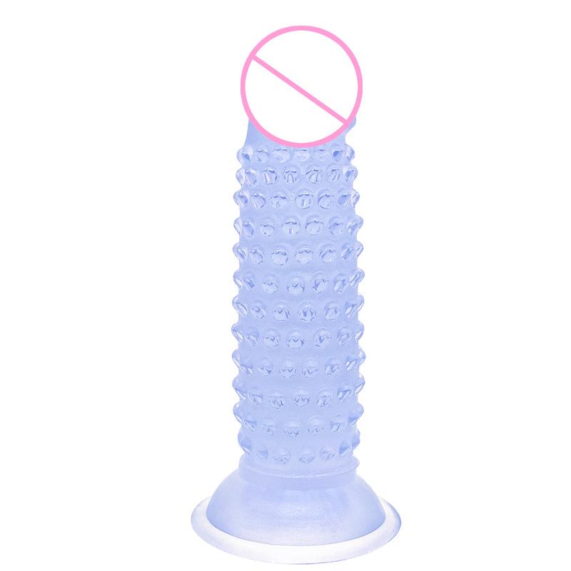Particles Stimulate Corn Dildo with Suction Cup Butplug Sexe Jueguetes Sexuales Adult Analplug Erotic Masturbator Pleasure Waterproof & Easy To Clean