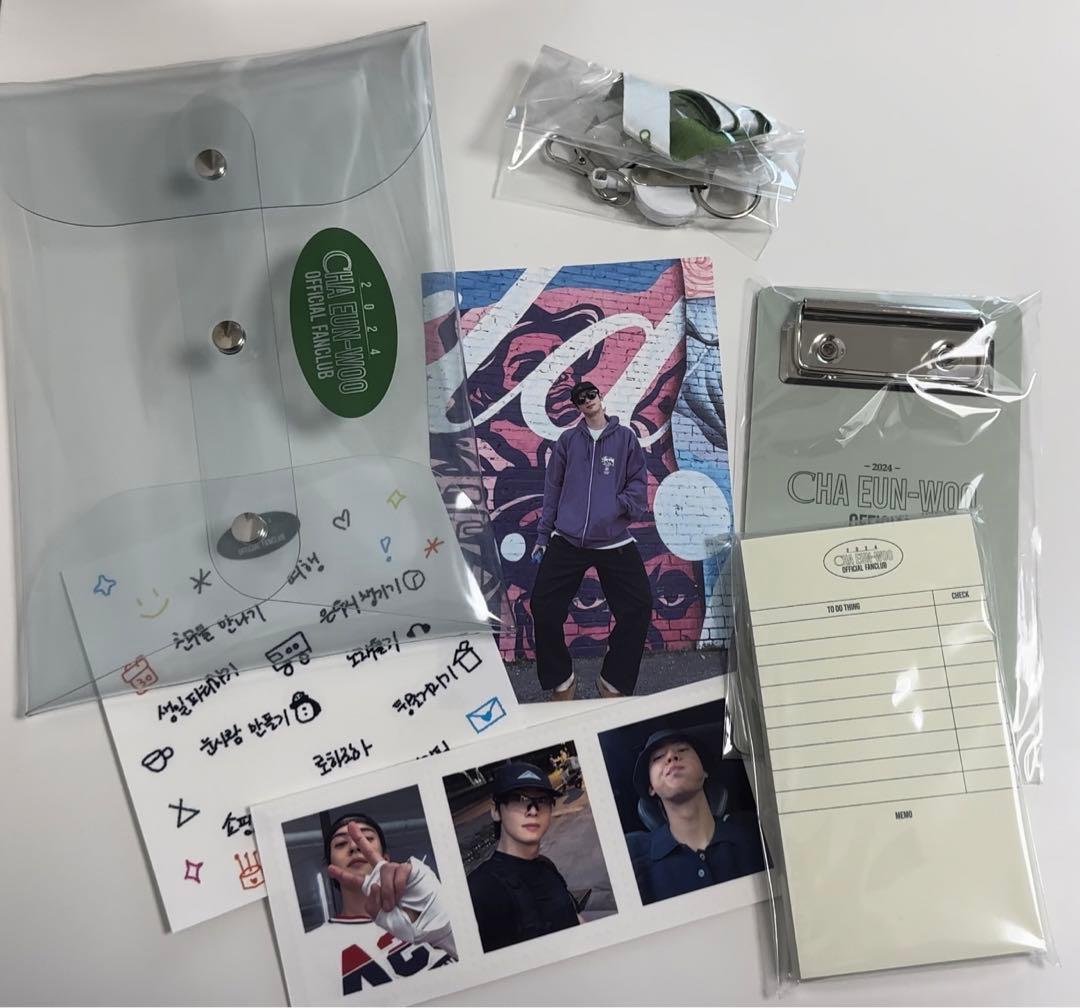 [USED] Cha Eun-woo Korean fan club benefits