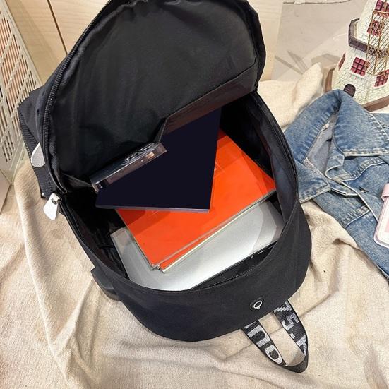 Unisex Backpack Color Luminous Reflecitive Adjustable Wide Shoulder Straps Large Capacity Great Load Bearing Water Bottle Pouch