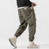 Vyriškos Vintažinės Krovinių Kelnės Plonos Daug Kišenių Oversize Kelnės Medvilninės Laisvalaikio Bėgimo Kelnės Streetwear Lopai Vyriški Drabužiai