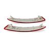 Rear Bumper Reflective Strips For BMW X3 F25 2011 2012 2013 2014 Warning Strip 63147217315 63147217316