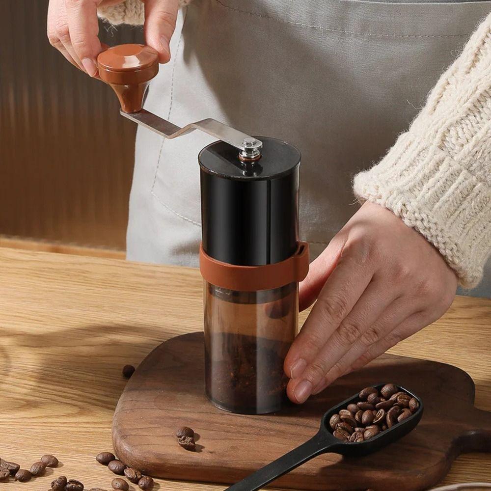 Ceramic Grinding Core Hand Crank Coffee Mill Double Bearing Design Bean Grinder Camping