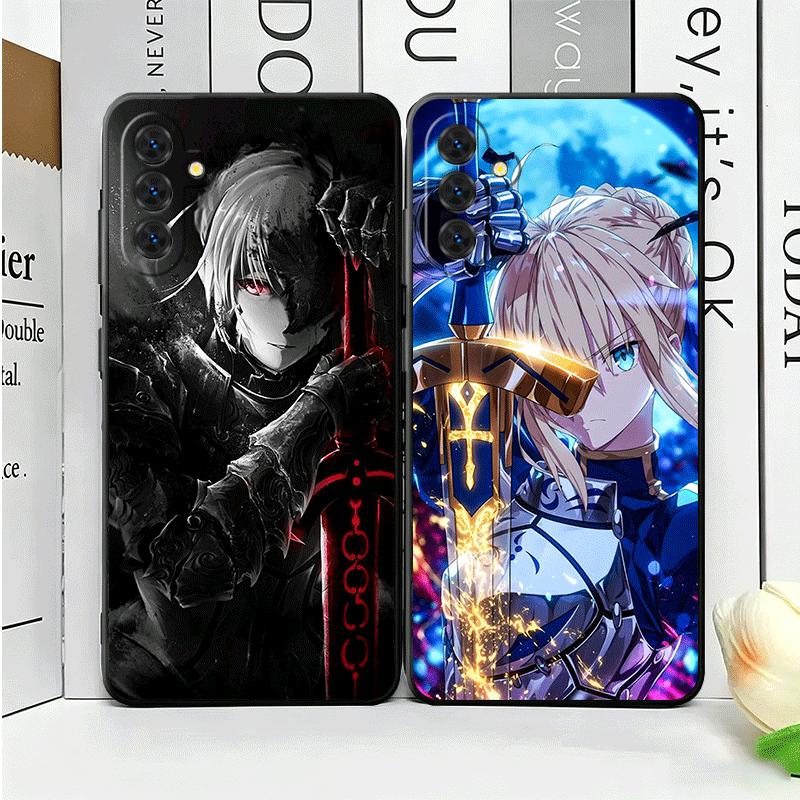 Fate Zero Stay Night Saber Soft Phone Case for Samsung A17 A37 A57 A16 A26 A36 A56 A15 A25 A35 A55 A14 A24 A34 A54 A13 A23 A33 A
