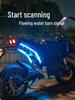 Striscia LED Sequenziale per Indicatori di Direzione e Fanale Posteriore per Moto - Accessorio Multicolore per Modifica e Decorazione