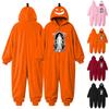 Tuta in Flanella Coordinata di Halloween per Coppie per Uomo e Donna
