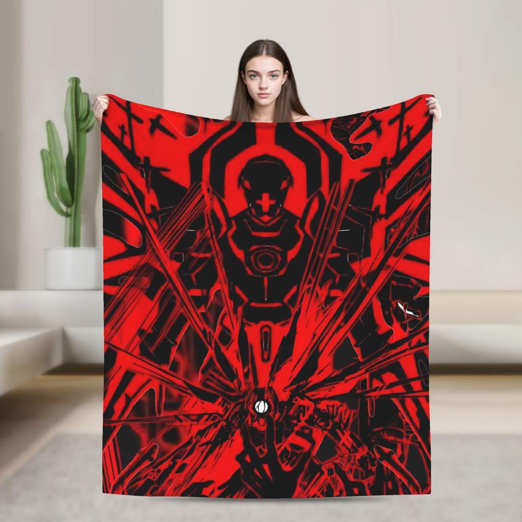Ultrakill Gabriel game Blanket  Soft Warm Fluffy Plush Throw Blanket For Couch Chair Decorative Flannel Bedspread Bed Cover