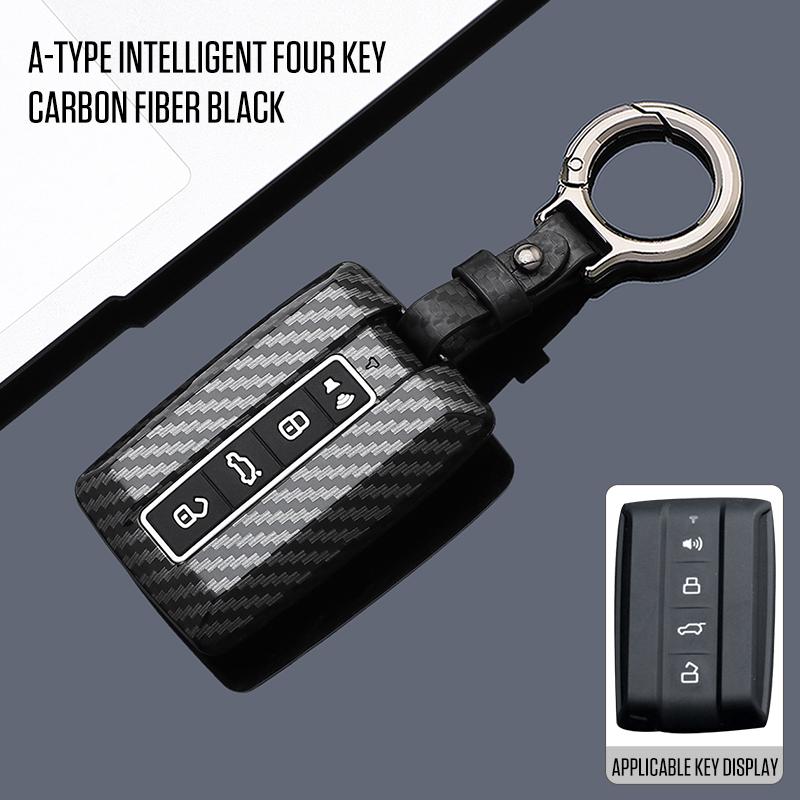 Suitable Carbon Fiber Auto Key Fob Housing High-End Auto Key Fob Fit For Tank China Automotive Tank300 Auto Key Fob Cover Tank400 Tank500 Hi4T