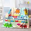 Numberblocks Personalized Text Blanket Lightweight Personalized Blanket Soft Warm Cozy Perfect for Couch Home Decor Sofa Office Ideal for All Seasons