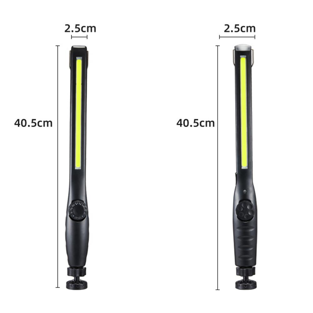 COB LED Handheld Searchlight USB Rechargeable Work Light Portable Inspection Light Dimmable 1200mAh for Home Workshop
