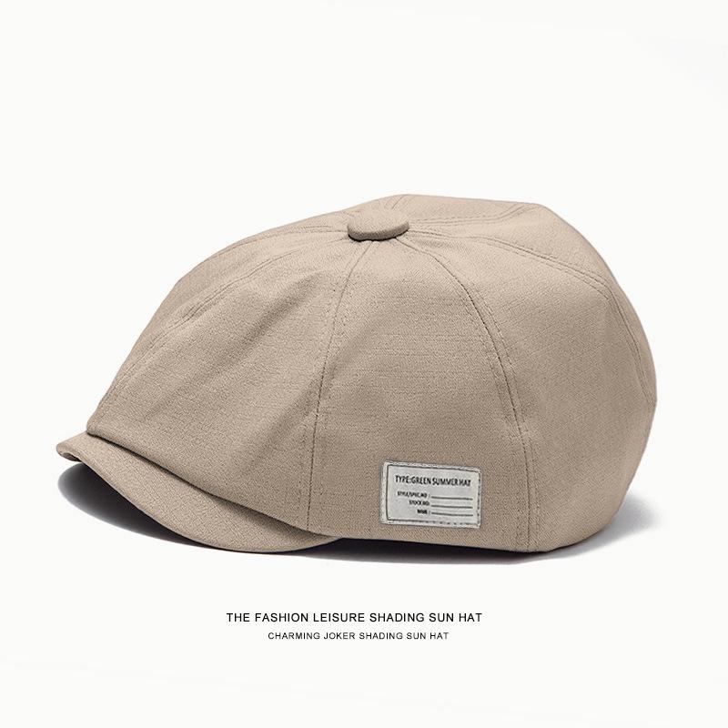 Berretto Newsboy Retro Trendy Stile Hong Kong - Berretto Unisex Minimalista Moda Primavera