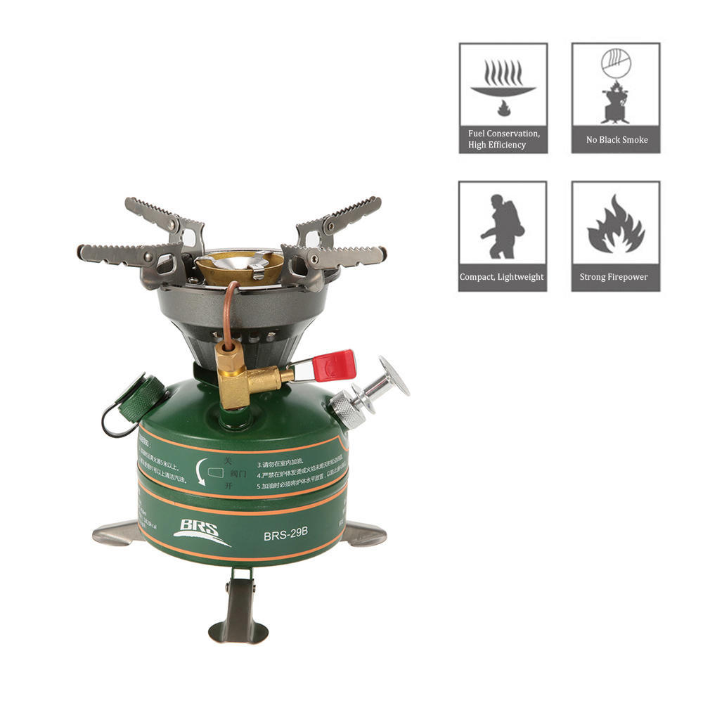 BRS Outdoor Portable Integrated Non-preheating Gasoline-burning Fuel Stove