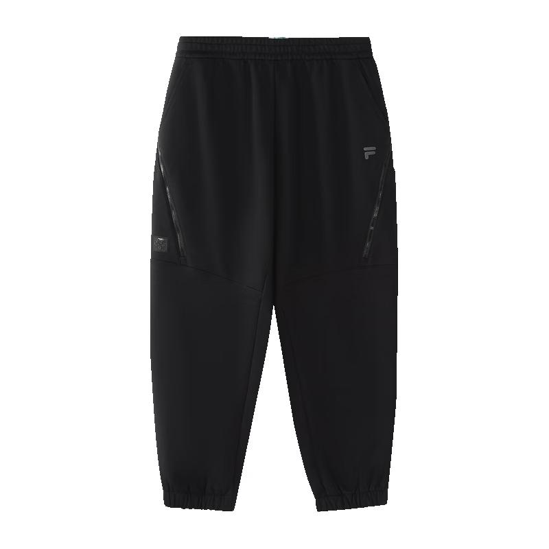 FILA FUSION Men s Fleece-Lined Cuffed Knitted Trousers L