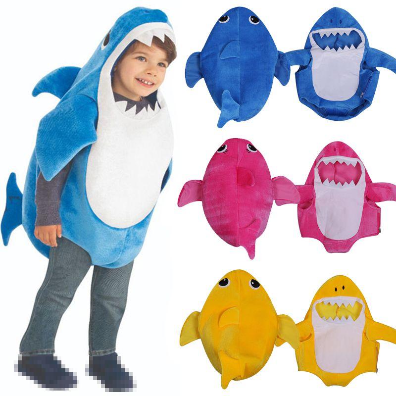 Shark Baby Cartoon Toddlers Kids Halloween Costume Fancy Dress Gifts Outfit