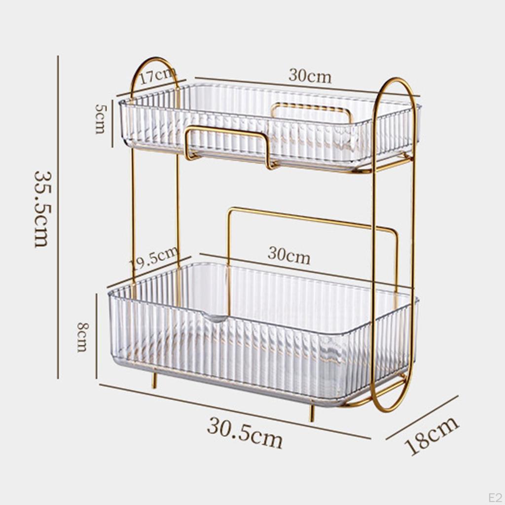 Rack Container Holder Shelf Sundry Skincare Deskp Bedroom