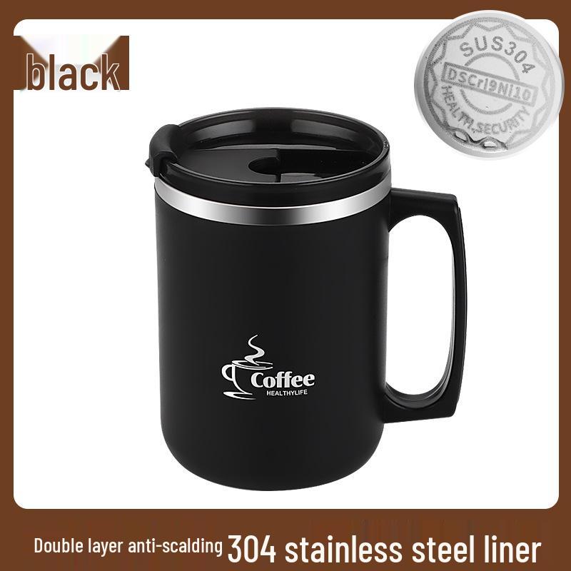 Cross-Border Double-Layer Stainless Steel Thermos Mug 480ml
