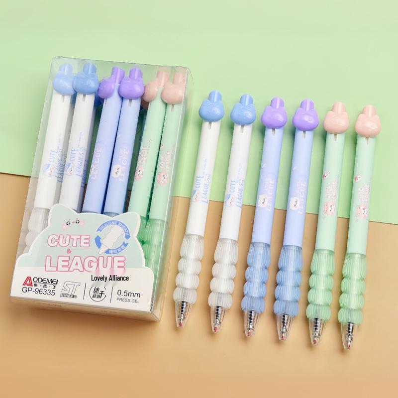 Compact 0.5mm Retractable Pen with Pocket Holder for Students and Office Use