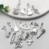 51 Pcs Violin Guitar Charm Musical Instrument Pendant Music Charm with Hole for Jewellery Making